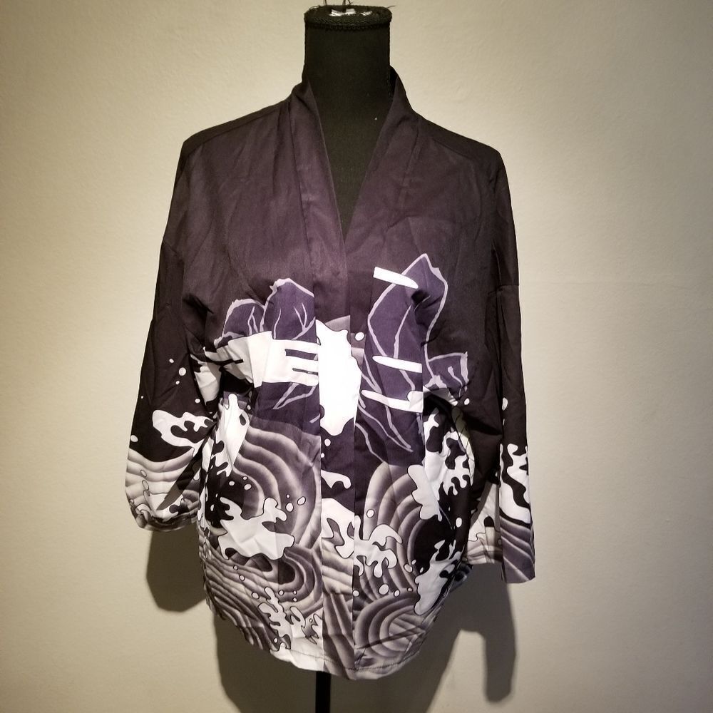 LAIMENG FIVE CATS KIMONO b19